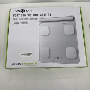 Run Star Body Composition Monitor 400 lb Smart Weight Scale FG2202WB